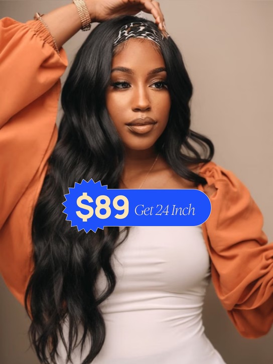 Nadula Half Wig Body Wave Natural Color Glueless Honey Blonde