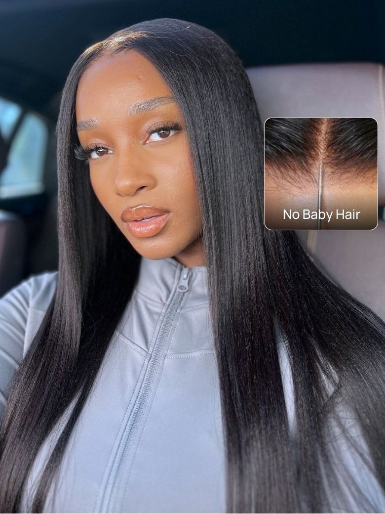
        Nadula Flash Sale Kinky Straight Human Hair Lace Wigs For Sale    