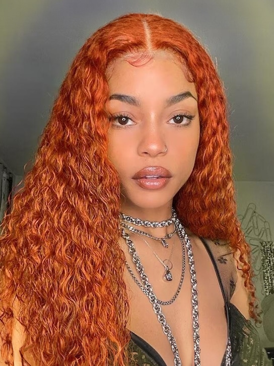 Nadula Flash Sale Ginger Curly Wigs Affordable T Part Pre