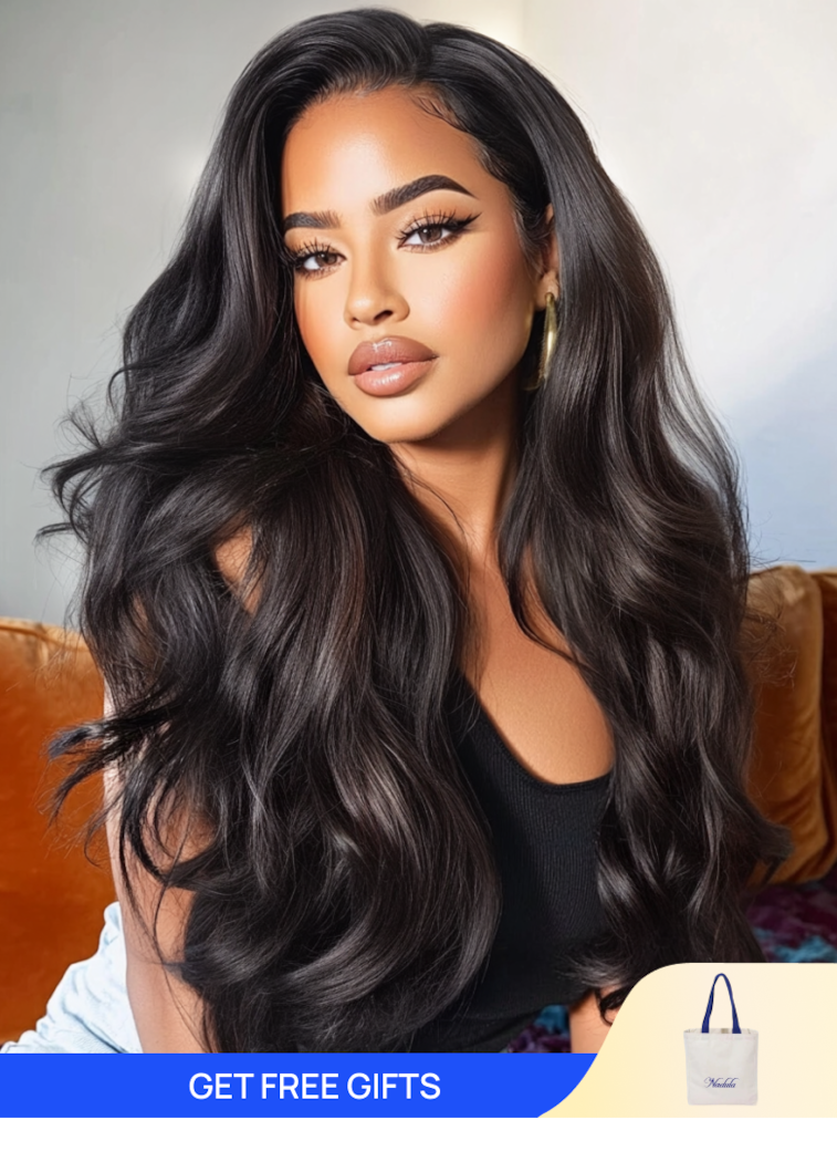 
        Nadula Flash Sale 6x4.5 Pre-cut Lace Body Wave Wig Put On and Go Human Hair Wigs 70% Off    